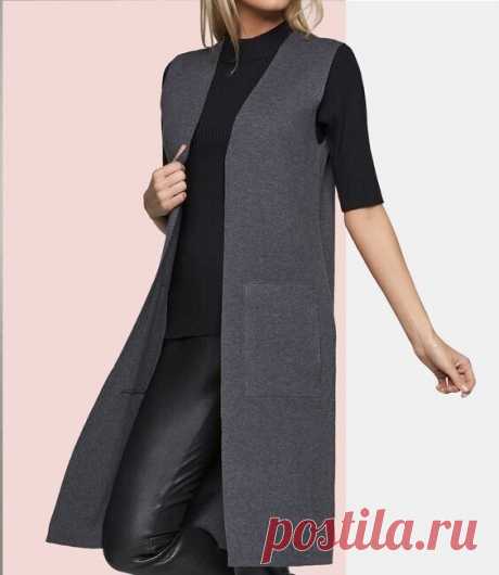 Удлиненный жилет. | OK.RU Удлиненный жилет. Моделирование