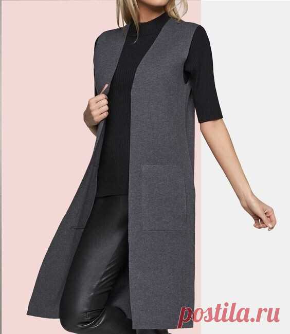 Удлиненный жилет. | OK.RU Удлиненный жилет. Моделирование