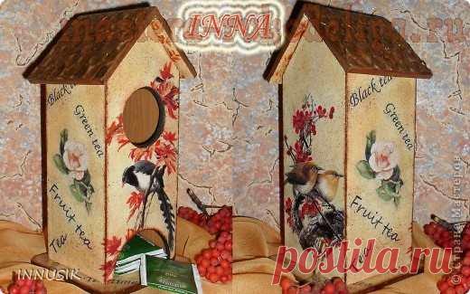 Мастер-класс по декупажу: Чайный домик 