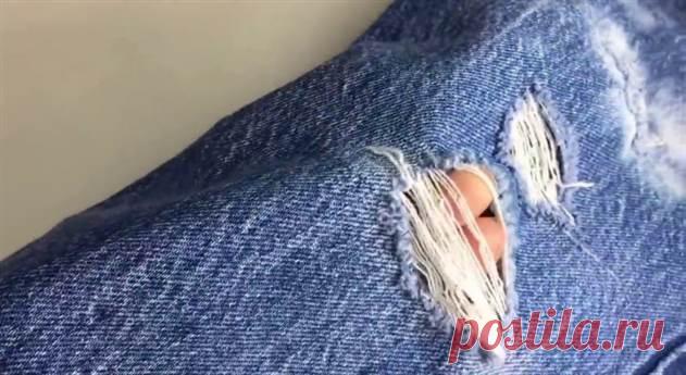 15 свежих идей переделки старых джинсов | Люблю Себя