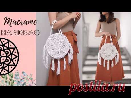 Macrame tutorial - Handbag #2 - DIY Stradivarius bag - Easy handmade.