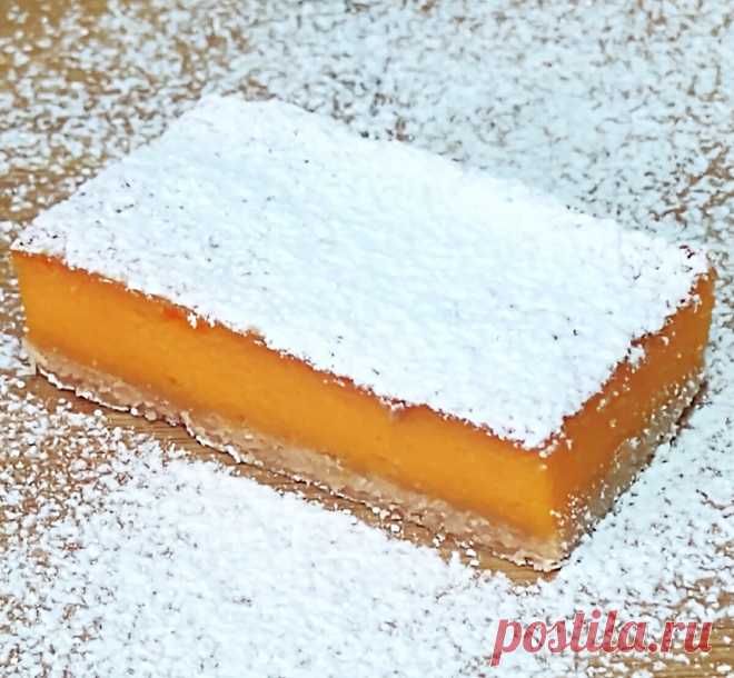 Солнечный пирог из тыквы 