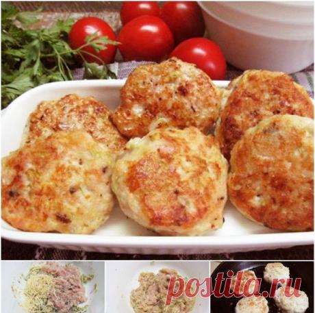 Куриные котлеты с добавлением кабачка — Домашний уют