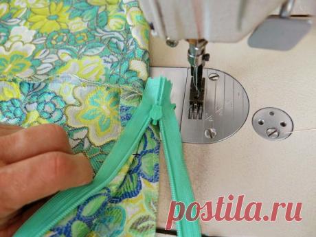 Застежка на молнию в юбке | ШЬЮ САМА