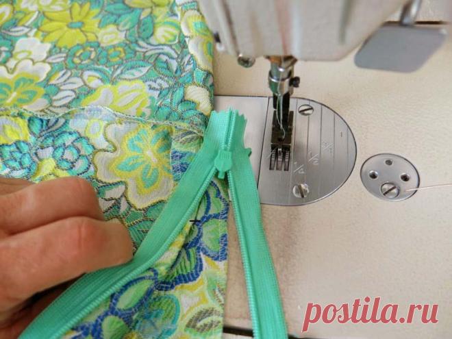 Застежка на молнию в юбке | ШЬЮ САМА