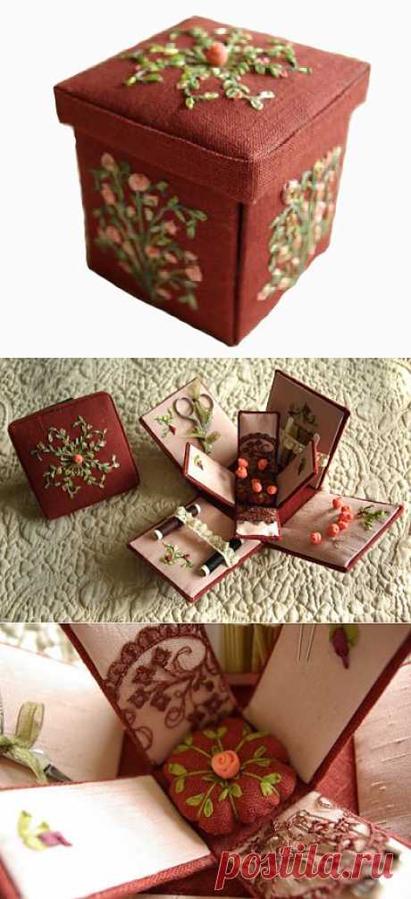Коробка и комод для рукоделия