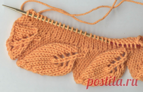 Кайма спицами: схемы и описание | LS