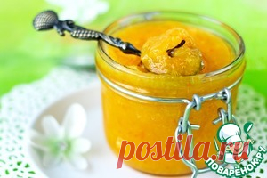 Безотходный мандариновый джем - кулинарный рецепт