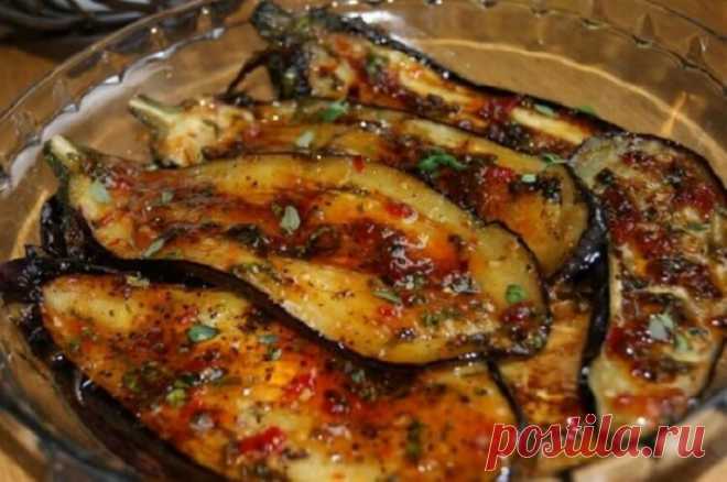 Быстрые жареные баклажаны с чесноком - отличная закуска