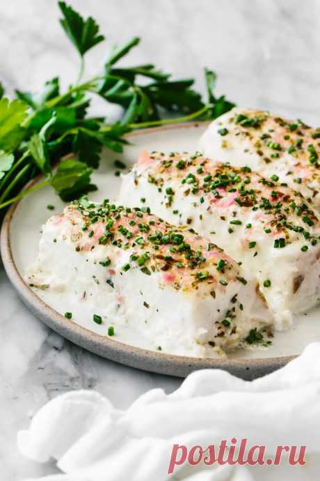 Easy Baked Halibut | Downshiftology