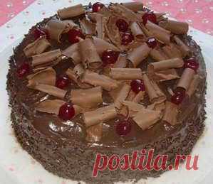 Шоколадный торт на кефире - Рецепт торта на кефире - Тесто для торта на кефире