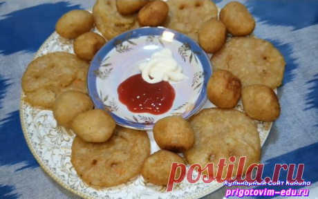 Лепешки из картофельного пюре обжаренные в растительном масле | Простые пошаговые фото рецепты | Яндекс Дзен