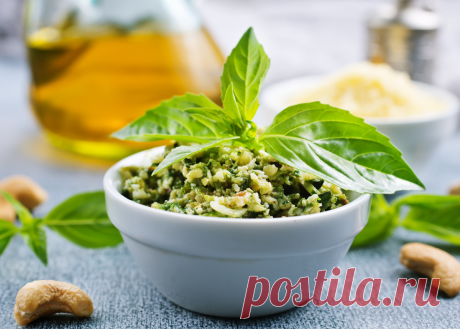 Соус песто: история создания, принцип приготовления и три рецепта на любой вкус | Вилка. Ложка. Палочки: рецепты и советы | Дзен