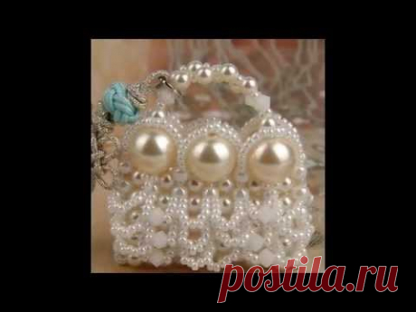 Красивые сумочки из бисера.