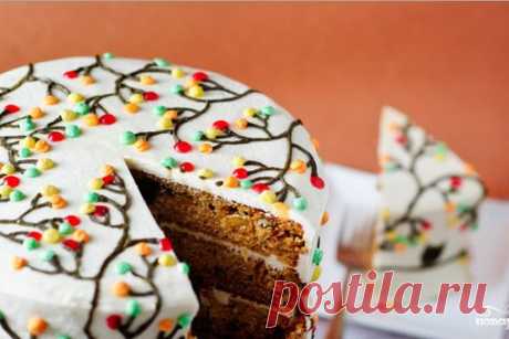 Вкусный торт с орехами

Ингредиенты:
Мука — 3 Стакана
Масло сливочное — 500 Грамм (половина - в крем, половина - в тесто)
Сахар — 1.5 Стакана (стакан - в тесто, полстакана - в крем)
Кленовый сироп — 1.5 Стакана (стакан - в тесто, полстакана - в крем)
Орехи грецкие измельченные — 1 Стакан
Молоко — 0.5 Стакана
Пекарский порошок — 2 Чайных ложки
Соль — 1 Чайная ложка
Ванильный сахар — 4 Чайных ложки (половина - в тесто, половина - в крем)
Сливки — 2 Ст. ложки
Яйца — 4 Штуки

...