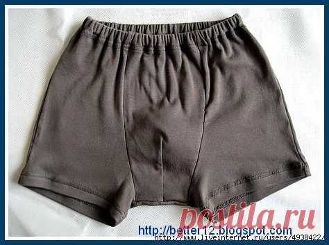 Трусы " боксеры" для мужчин (мастер-класс и выкройка)..