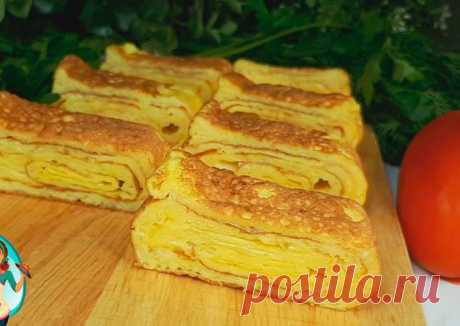 Омлет по-новому для быстрого и сытного завтрака - пошаговый рецепт с фото. Автор рецепта Людмила Попова . - Cookpad