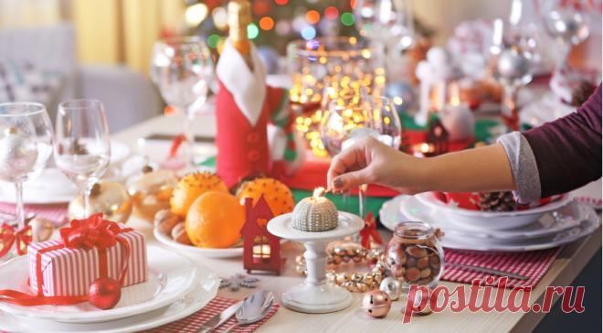 9 идей сервировки новогоднего стола