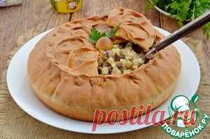 Пирог с мясом и картофелем - кулинарный рецепт