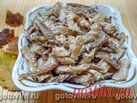 Жареные вешенки со сметаной