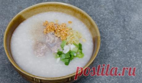 Рисовая каша с фрикадельками