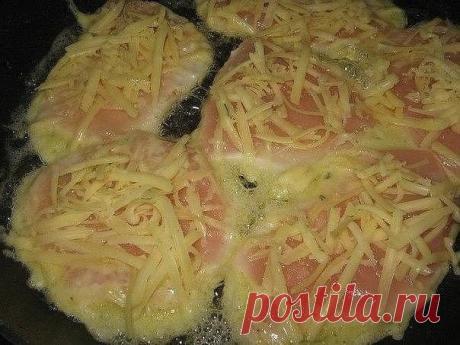 Куриные отбивные в кляре с сыром