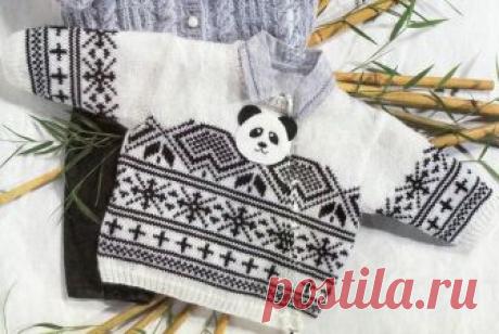 Запись на стене Жаккардовый пуловер на малыша