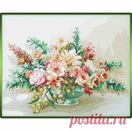 Роскошный букет цветов