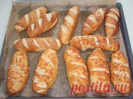 Булочки Laugenbrötchen Laugenstangen
