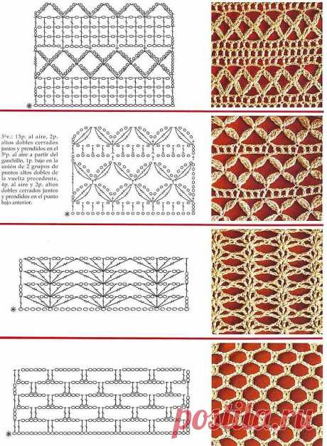 SOLO PUNTOS: Crochet puntos calados