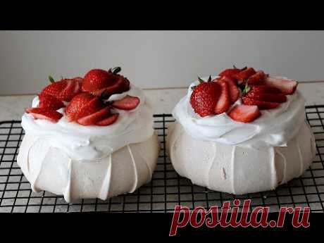 Как приготовить пирог безе из павловаса (легкий рецепт)/How to make meringue cake pavlovas