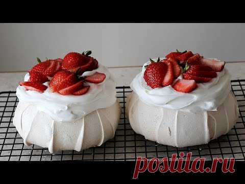 Как приготовить пирог безе из павловаса (легкий рецепт)/How to make meringue cake pavlovas