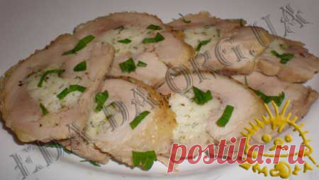 Кулинарный блокнотик для дочери - Вторые блюда - Рецепты блюд из мяса - Куриные роллы с адыгейским сыром и зеленью