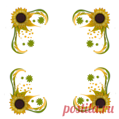 цветочный декор png