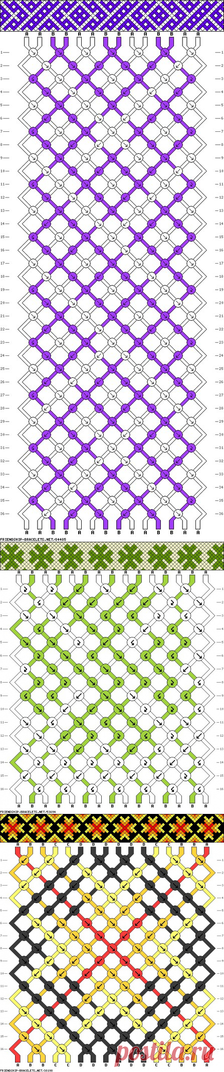 Схемы для фенечек