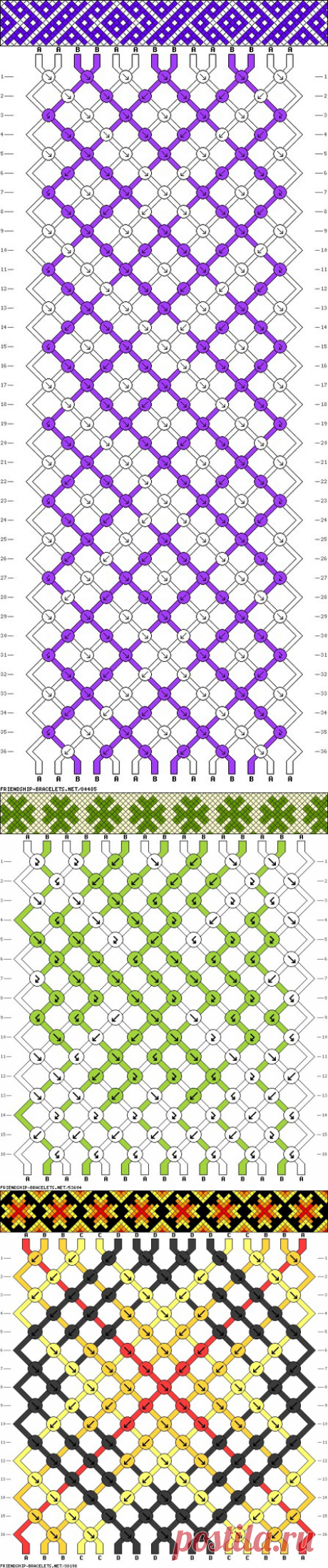 Схемы для фенечек