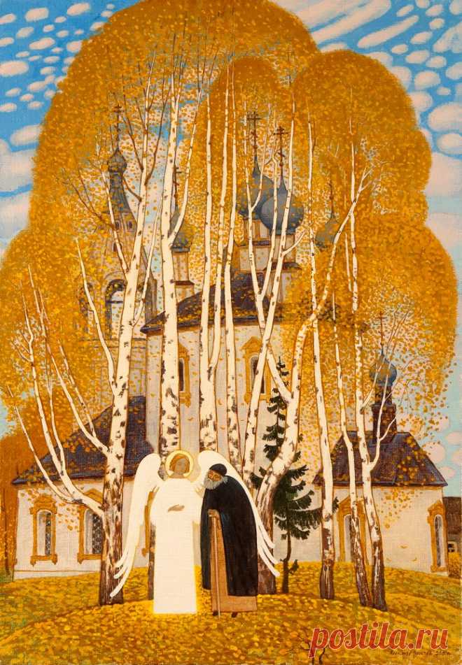 "Тихие беседы о.Никиты"
2000
худ. Александр Простев