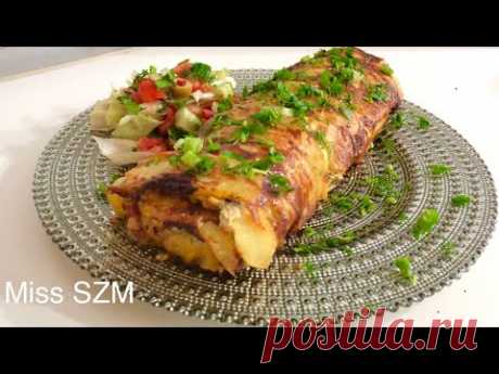КАРТОФЕЛЬНЫЙ РУЛЕТ С НЕВЕРОЯТНО ВКУСНОЙ НАЧИНКОЙ/POTATO ROLL WITH INCREDIBLE FILLING - YouTube