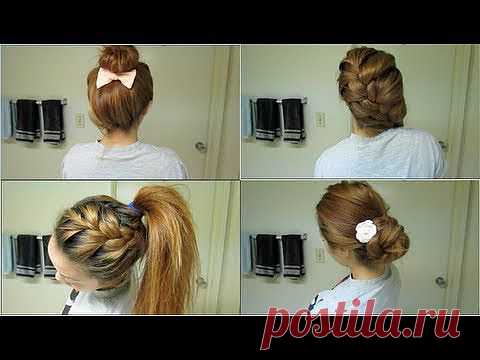 Новые прически в школу и не только… : Женский портал Брюнеточка