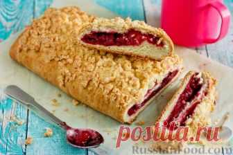 Рецепт: Пирог с вишнёвым вареньем на RussianFood.com