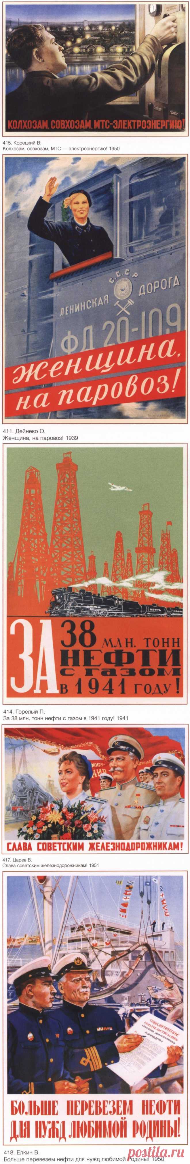 Советские индустриальные плакаты / Назад в СССР / Back in USSR