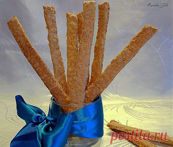 Овсяные палочки с сыром | Домохозяйки