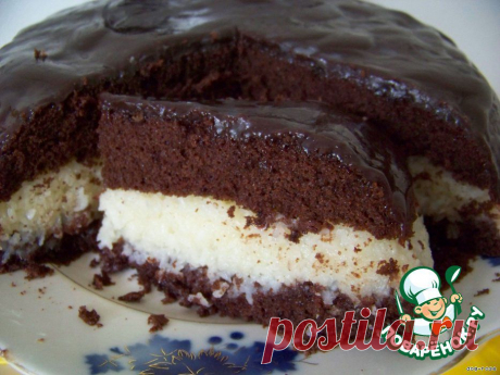 Шоколадно-кокосовый торт. Автор: dog-rose