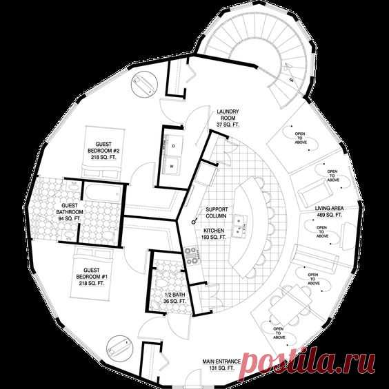 (246) Deltec Homes- Floorplan Gallery | Round Floorplans | Custom Floorplans | Round house - plans