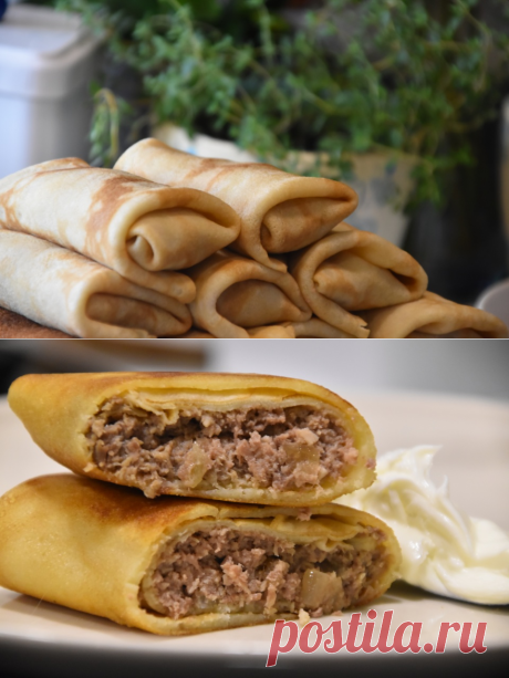 БЛИНЧИКИ С МЯСОМ