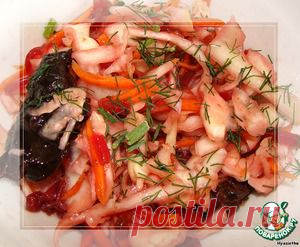 Острая сладкая капуста - кулинарный рецепт