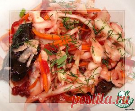 Острая сладкая капуста - кулинарный рецепт