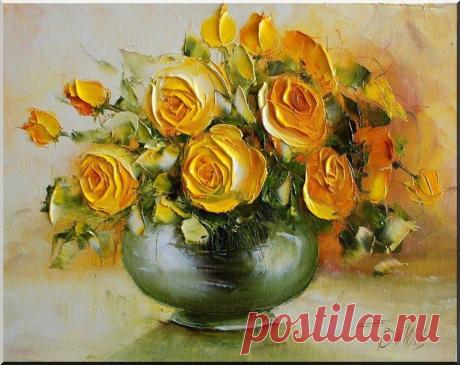 желтые розы
