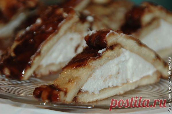 Десерт Шоколадный домик с творогом / Рецепты с фото