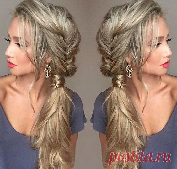 BRAIDED SIDE PONYTAIL